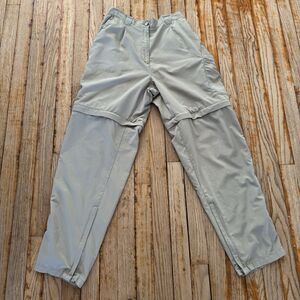 Exofficio Women's Nylon Convertible Hiking Pants Sz 10 Khaki Tan